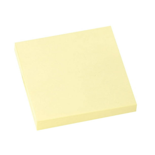 School Smart Removable SelfStick Notes, 3" x 3", 12 Pads of 100 Sheets