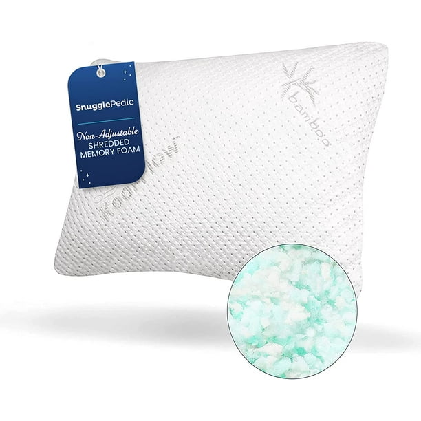 SnugglePedic Shredded Memory Foam Pillow