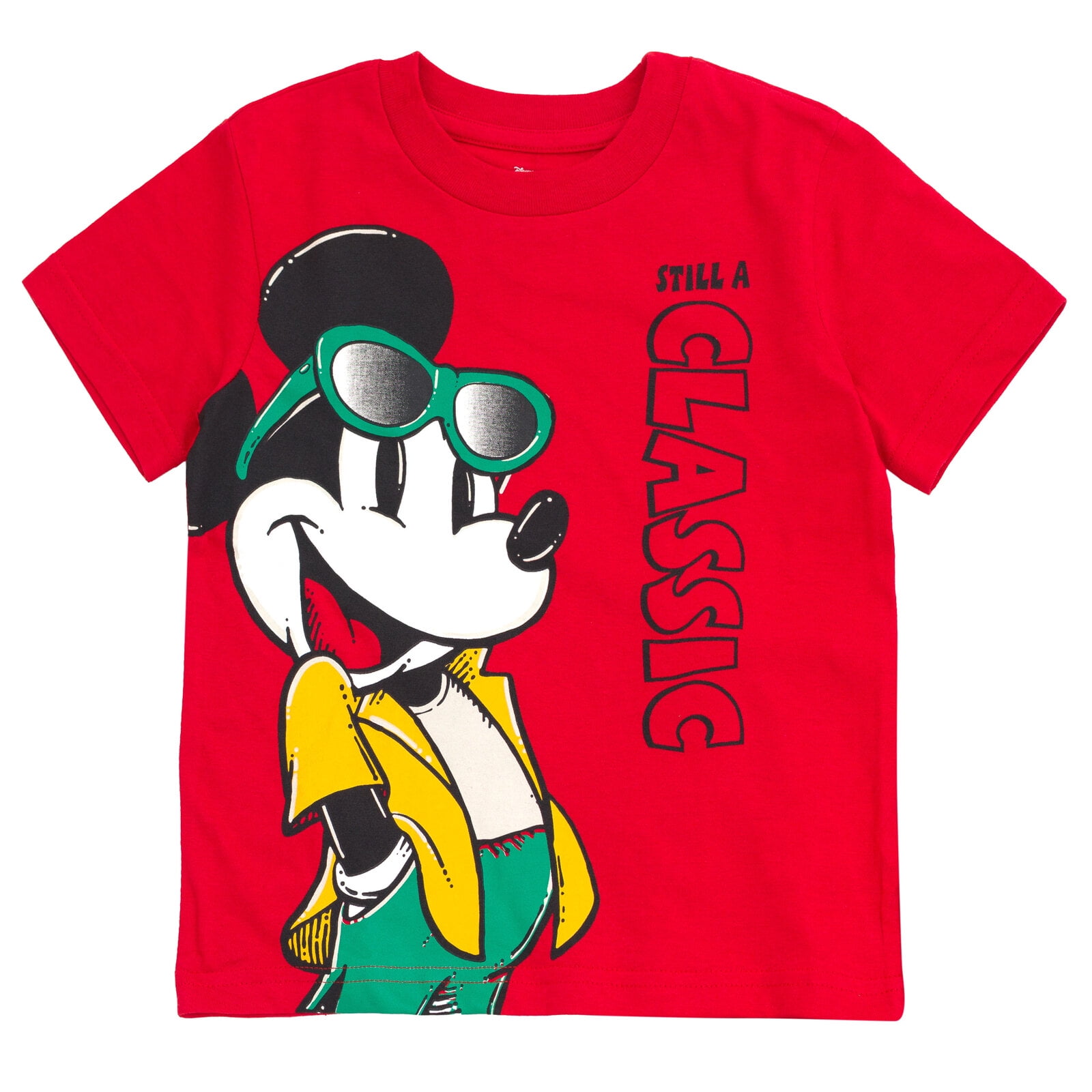 Disney Mickey Mouse Infant Baby Boys T-Shirt and Shorts Outfit Set Infant to Little Kid