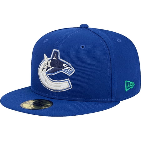 Men s New Era Blue Vancouver Canucks Core 59FIFTY Fitted Hat