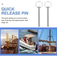 thumbnail image 4 of 4pcs Quick Release Carbon Steel Hitch Pin with Ball and Pull Rings, 4 of 9