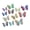 Multicolor, variant on mdesiwst 6 Pcs 3D Butterfly Wall Stickers Double-Layer Wing Butterfly Wall Art Glitter Sequined Removable Hollow Mural Decals for Birthday Cake Decoration Crafts Room Decor