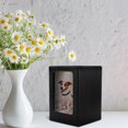 thumbnail image 3 of OULII 1Pack Pet Urn for Cat Ashes Keepsake Simple Wooden Rectangular 6.7*4.7*4.5in, 3 of 8