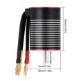 thumbnail image 4 of 3600/4500/5200KV 3650 Motor sin escobillas con 60A ESC para 1/8 1/10 Scx10 Hpi RC Car JShteea libre de BPA, 4 of 9