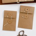 thumbnail image 3 of Miangastore Kraft Paper Envelopes 5Pcs Secure Closure Writable Surface 4.92X3.15X0.02In, 3 of 9