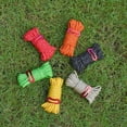thumbnail image 4 of Nvzi 2 cordones de nailon trenzado de 5 mm para acampar, hamacas, tendederos, senderismo y pesca, 4 yardas, color rojo, 4 of 4