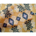 thumbnail image 4 of oneOone Silk Tabby Fabric Diamond & Swirl Ikat Print Fabric By The Yard 42 Inch Wide, 4 of 4