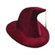 thumbnail image 2 of Sombrero de Bruja de Halloween con Cubrebocas de Encaje | Accesorio para Disfraz de Mago | Sombrero de Fiesta de Tafetán de Poliéster | Opciones: Negro, Azul y Rojo | 35,5 X 35,5 X 21 Cm, 2 of 6