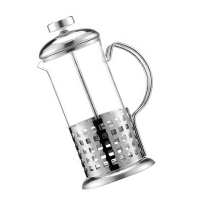 Bearachild Hervidor de café prensa percolador cocina Gadget tamaño compacto accesorios para el hogar a prueba de herrumbre con filtro filtrador Teteras