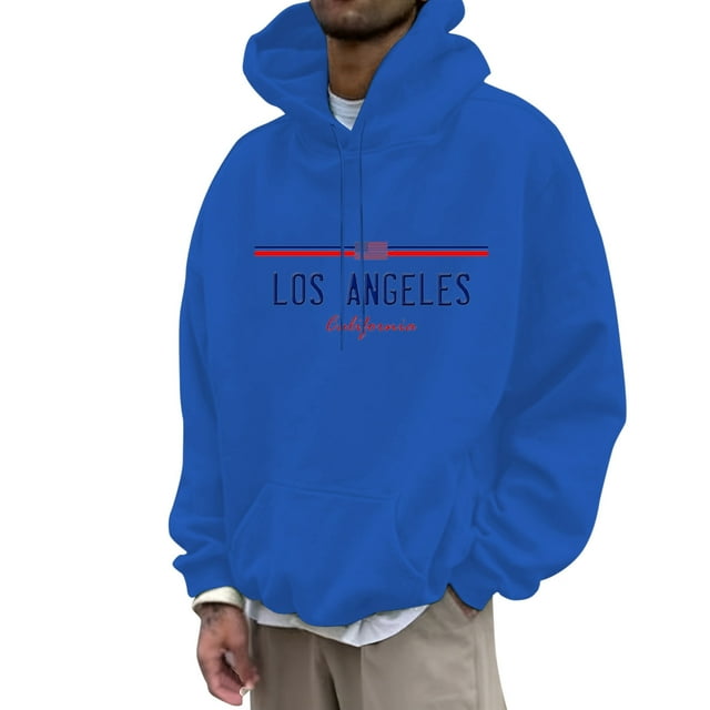 VBARHMQRT God Is Good Sweatshirt Men's Fashion Casual Part 3D Print Long Sleeve Drawstring Hooded Sweater Tops