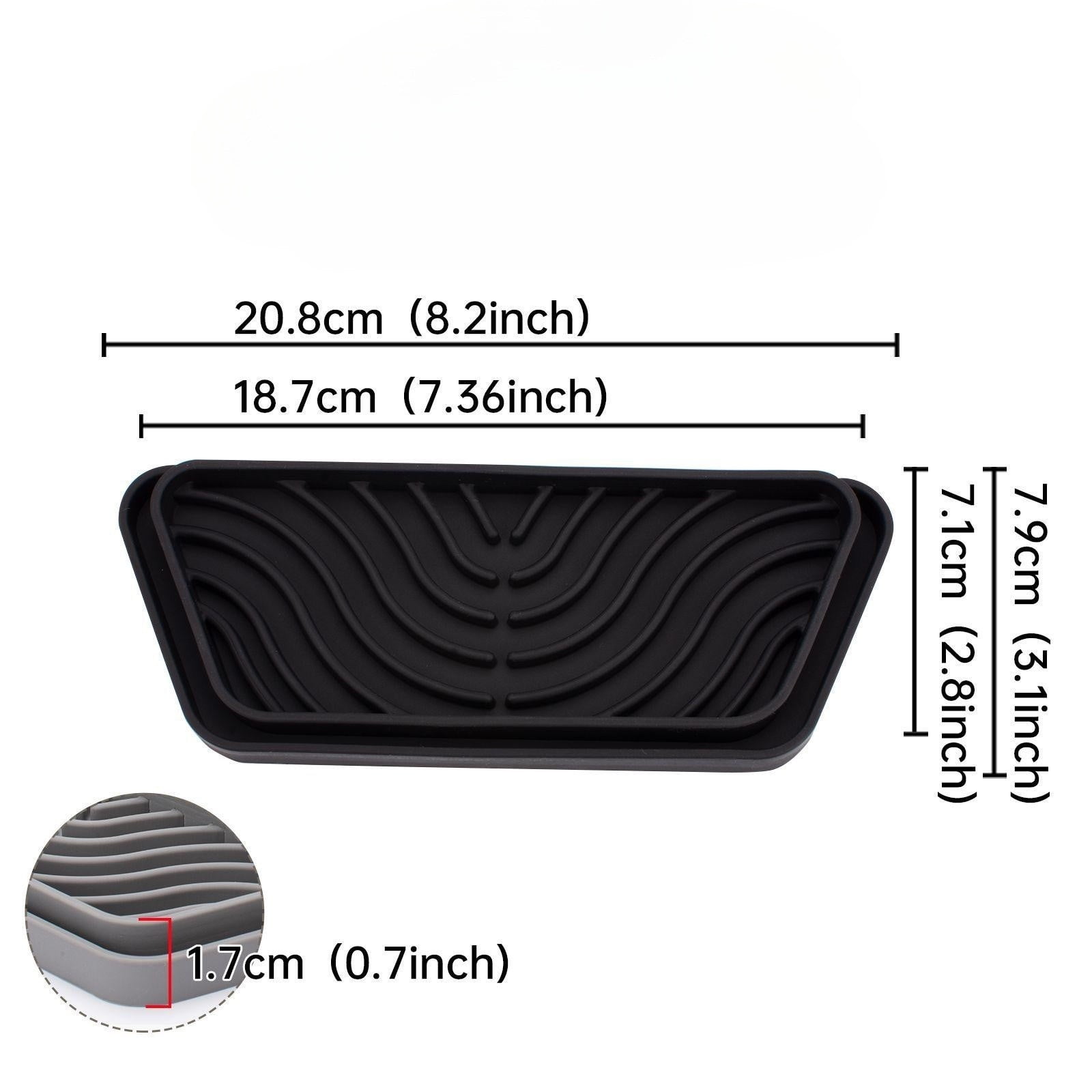 Refrigerator Drip Catcher Tray, Mini Fridge Drip Tray Protects Ice and