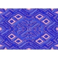 thumbnail image 1 of Ahgly Company Machine Washable Indoor Rectangle Transitional Medium Slate Blue Area Rugs, 8' x 12', 1 of 7