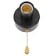 thumbnail image 2 of Pull Chain Light Fixture Lamp Socket Replacement Ceiling Light Base Accessory, 2 of 6