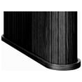 thumbnail image 2 of Unique Furniture Nola 75"W Oak Wood Rectangular Dining Table in Black Oak, 2 of 3