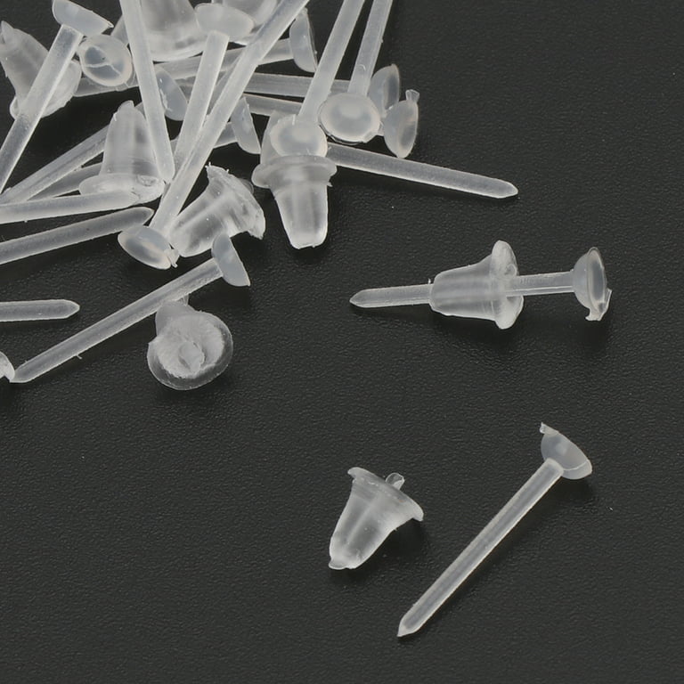  3mm Clear Earrings for Sports, Invisible Plastic Earrings Stud  Clear Stud Earrings for Work, Surgery with Silicone Earring Backs, Earring  Retainers (120 pieces/60 Pairs) : Arts, Crafts & Sewing