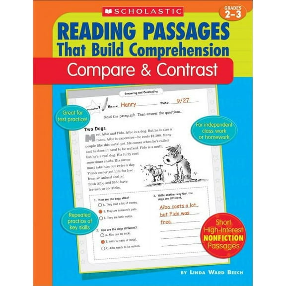 Reading Passages That Build Comprehensio Compare & Contrast, (Paperback)