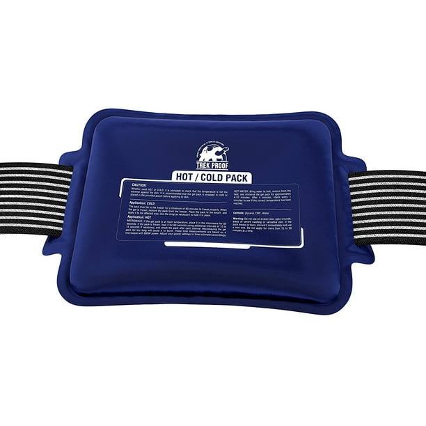 Trekproof Hot And Cold Therapy Ice Pack Large Reusable Gel Wrap Walmart Com Walmart Com