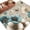 Light Brown Teal, variant on Entryway Rug 2'x3', Teal Tulip Butterfly Small Rug for Kitchen Bathroom Door Mat Indoor Entrance, Beige Turquoise Floral Vintage Rustic Non-Slip Area Rugs Floor Mats Carpet Front Door Rugs