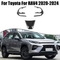 thumbnail image 4 of 3Pcs Abs Carbon Fiber Steering Wheel Trim for Toyota for Rav4 2019-2024, 4 of 9