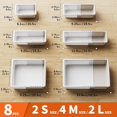 thumbnail image 2 of UTAH-8 Pack Expandable Tool Drawer Organizer Tray Divider, Adjustable Dresser Drawer Organizers, Tool Box Desk Drawer Organizer Separators, Toolbox Organization and Storage (8 Pack), 2 of 4