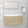 thumbnail image 2 of 39" Bathroom Furniture Set with Mirror - Sonoma Oak, 2 of 4