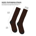 thumbnail image 2 of Lsque Spooky Pumpkin Face Pattern Sport Compression Socks for Men & Women 15-20 mmHg Knee High Nurse Pregnant Running Medical and Travel Athletic, 2 of 6