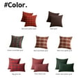 thumbnail image 5 of Taibuwu Set of 2 Red Christmas Scottish Plaid Throw Pillow Covers 18x18 Inch Green Woven Farmhouse Winter Decorative Pillow Covers with Gold Thread Holiday Accent Pillowcases for Sofa Couch Bed, 5 of 7