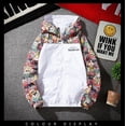thumbnail image 1 of OmicGot Casual Couple Outdoor Men's Jacket Camouflage Stitching Hooded Jacket Spring Autumn, 1 of 12