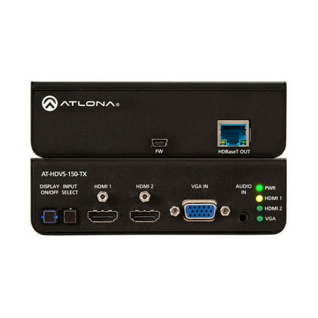 Atlona - 3-Input HDMI and VGA Switcher - Black