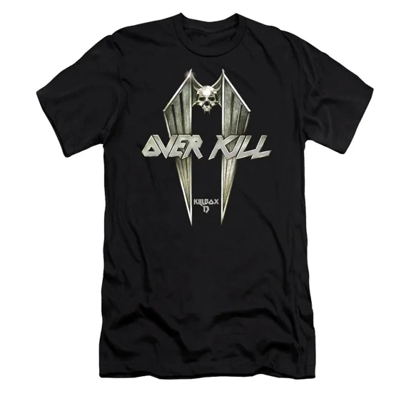 VINTAGE Overkill Band Killbox 13 Cotton Full Size Black Unisex Tee Shirt