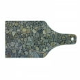 thumbnail image 1 of Cobblestone Cutting Board, Sharp Grey and Beige Cobblestones Close-up Picture Outdoors Walking Theme, Decorative Tempered Glass Cutting and Serving Board, in 3 Sizes, by Ambesonne, 1 of 2