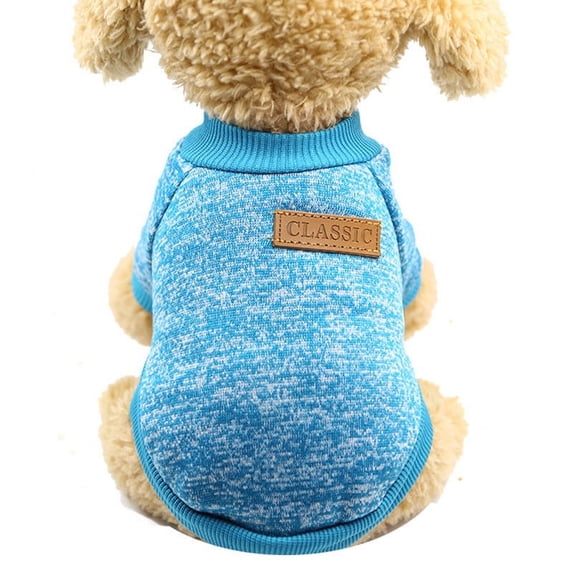 Ympkerial Dog Sweaters for Small Breeds Winter Warm Puppy Clothing Soft Knit Pullover with Ribbed Cuffs and Hem Cozy Pet Outfit X-Large for Chihuahua Yorkie