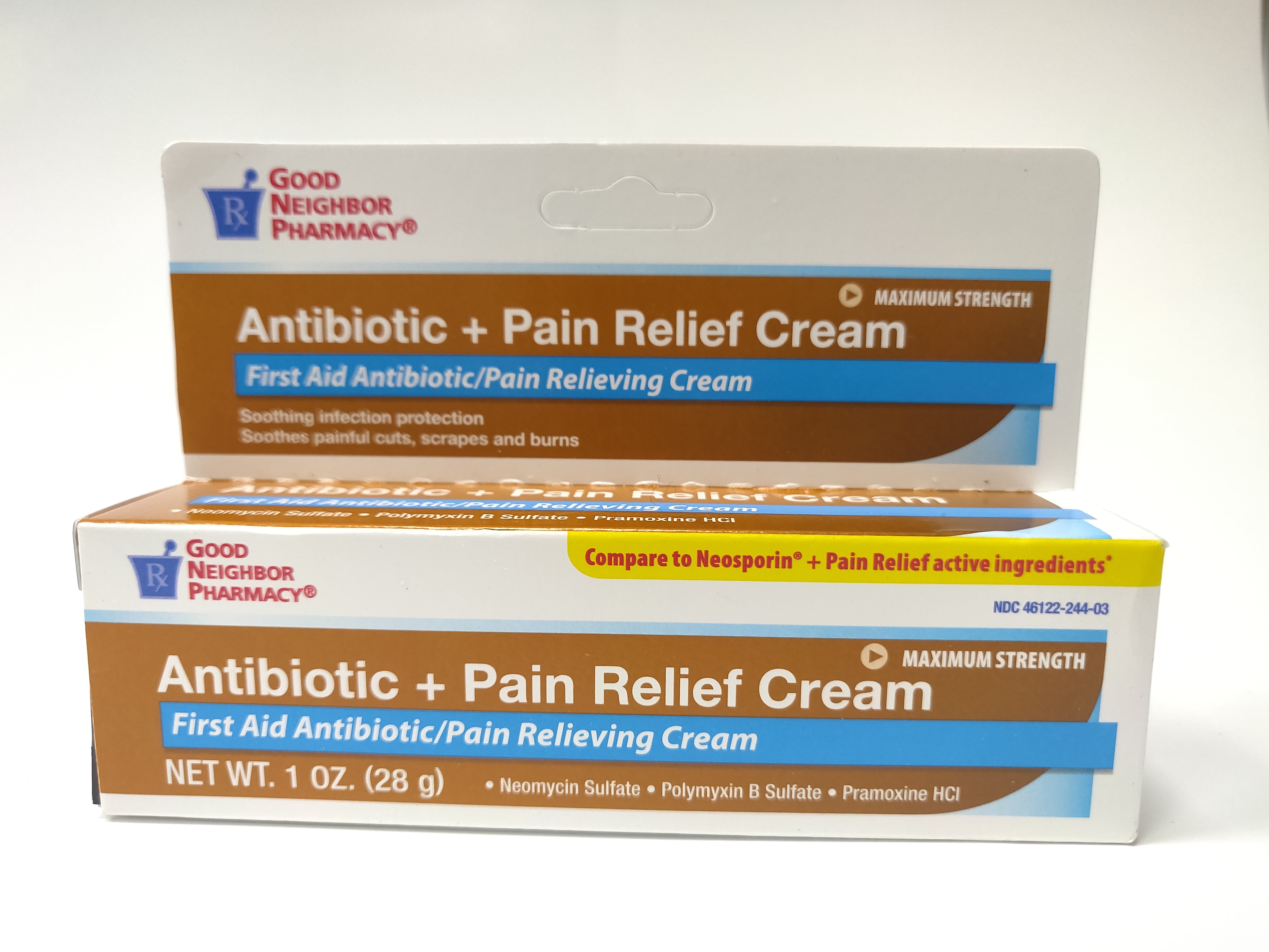 GNP Antibiotic + Pain Relief Cream, 1 Oz
