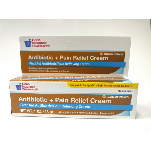GNP Antibiotic + Pain Relief Cream, 1 Oz