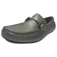 thumbnail image 2 of Alfani Mens Marcus Tumbled Drivers Pewter Loafers 9.5, 2 of 7