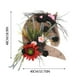 thumbnail image 3 of Arte de pared o colgador de puerta con forma de caballo y flores de madera, corona de bienvenida o colgador de pared para la entrada, 3 of 6