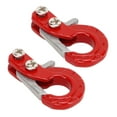 thumbnail image 3 of RC Trailer Hooks, Traction Rope Hook Aluminum Alloy Lightweight  Easy Installation 2PCS  For 1/10 Remote Control Cars Red,Blue,Black, 3 of 8