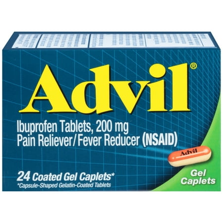 Advil Gel Caplets, 24 Ct