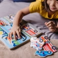 thumbnail image 5 of Melissa & Doug Wooden 7-Piece On the Move Vehicles Sound Puzzle, 5 of 9