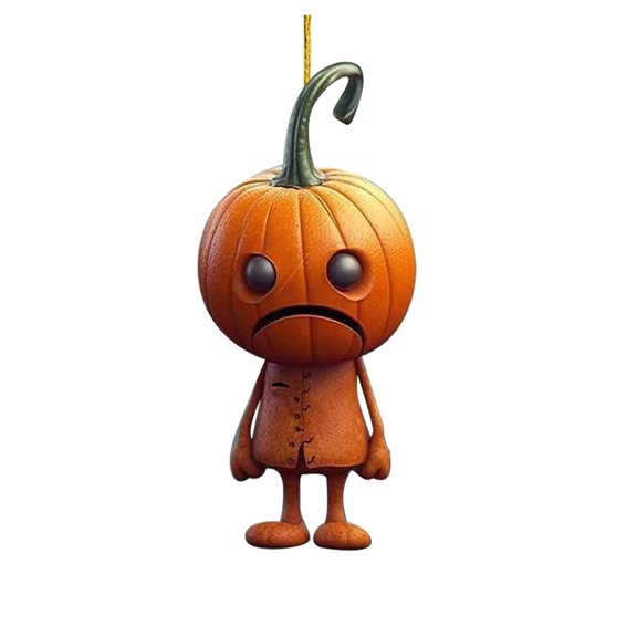 Pumpkin Keychain, Halloween Keychain, Cute Tear Expression Pumpkin Pendant for Cellphone Handbag Backpack Car, Small Portable Multifunctional Holiday Gift Accessory