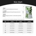 thumbnail image 5 of Gukieu Watercolor Green Leaves Print Women's Quick-drying Fitness Vest, Round Neck Sleeveless Fitness T-shirt, Suitable for Yoga, Sports-Large, 5 of 7