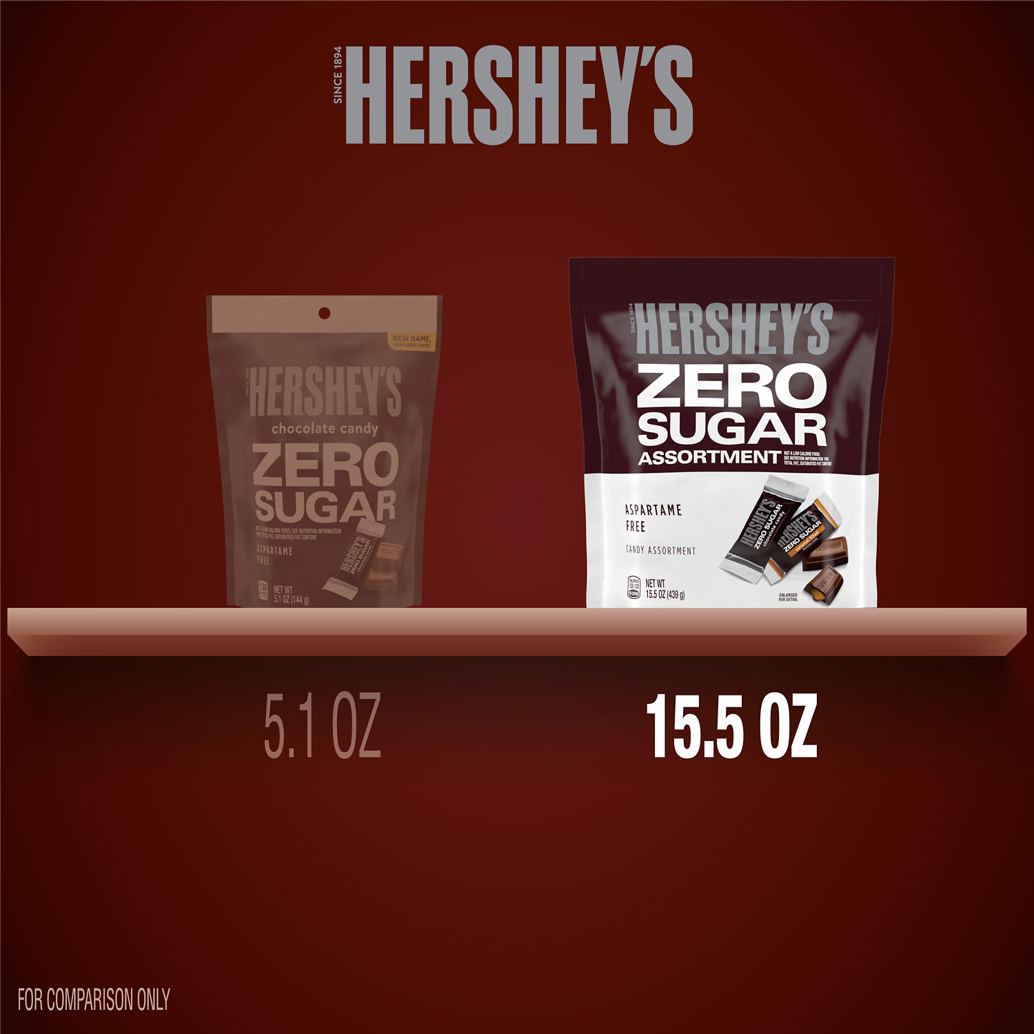 Hershey's Zero Sugar Assorted Chocolate, 15.5 oz photo 7