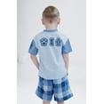 thumbnail image 3 of Paw Patrol Chase Marshall Rubble T-Shirt and Shorts Outfit Set Plaid Toddler to Big Kid, 3 of 5