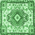 thumbnail image 1 of Ahgly Company Indoor Square Persian Emerald Green Traditional Area Rugs, 6' Square, 1 of 4