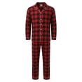 thumbnail image 5 of Leey-World Family Christmas Pajamas Matching Sets-Button Down Plaid Long Sleeve Holiday Pjs Sets, 5 of 5