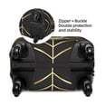 thumbnail image 4 of Lsque Gold Spider On The Web Printed Luggage Cover, Travel Luggage Protector,Scratch and Dirt Resistant, Fits 18-32 Inch Luggage - Small, 4 of 9