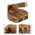 thumbnail image 3 of Masteelf Wood Tortilla Press Dough Presser round Mexican Tortilla Dumpling Press Maker Tortilla Maker For Crepe Pancake Pan Crispy Popiah Pie Ravioli, 3 of 12