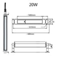 thumbnail image 2 of Tube Lumineux LED Industriel/machineï14œ20W 110-220V IP67 Anti-Explosion Éclairage Intérieur Machine LED/cnc (20), 2 of 5