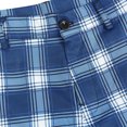 thumbnail image 4 of hopeusnice Mens Loose With Pockets Workout Casual Beach Business Suit Trousers Lounge Trousers Straight Solid Color Mid Waist Fashion Summer Pants Blue L, 4 of 7