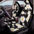 thumbnail image 4 of POLERO Polyester Car Seat Cover for Auto, Washable Protective Vehicle Cushion Protectors, Daisy Flower Print, 4 of 12